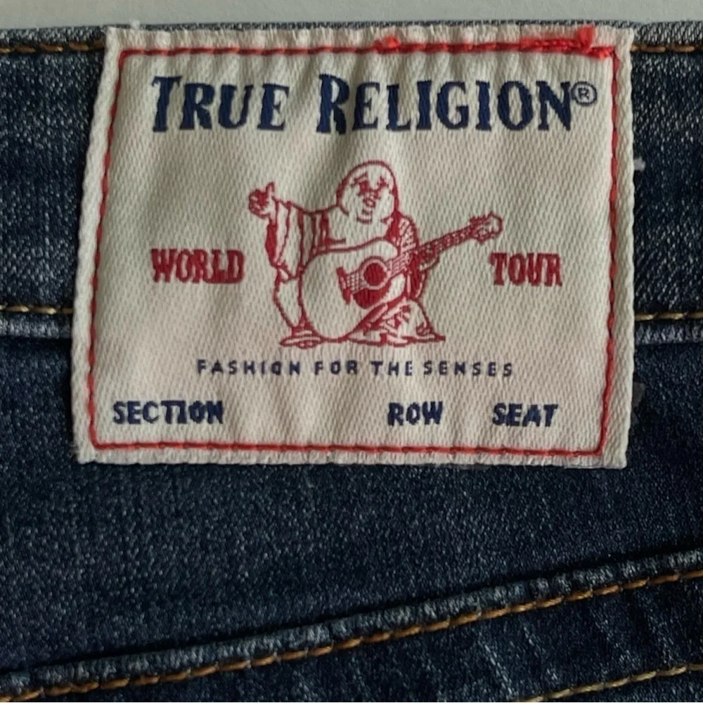 True Religion Halle High Rise Super Skinny Women's Dark Blue Jeans Size 27 - Picture 4 of 11